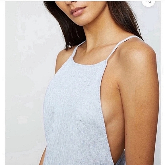 Onia-"Sasha" Swimsuit Coverup in Sailing Blue-Size Medium - Picture 3 of 17